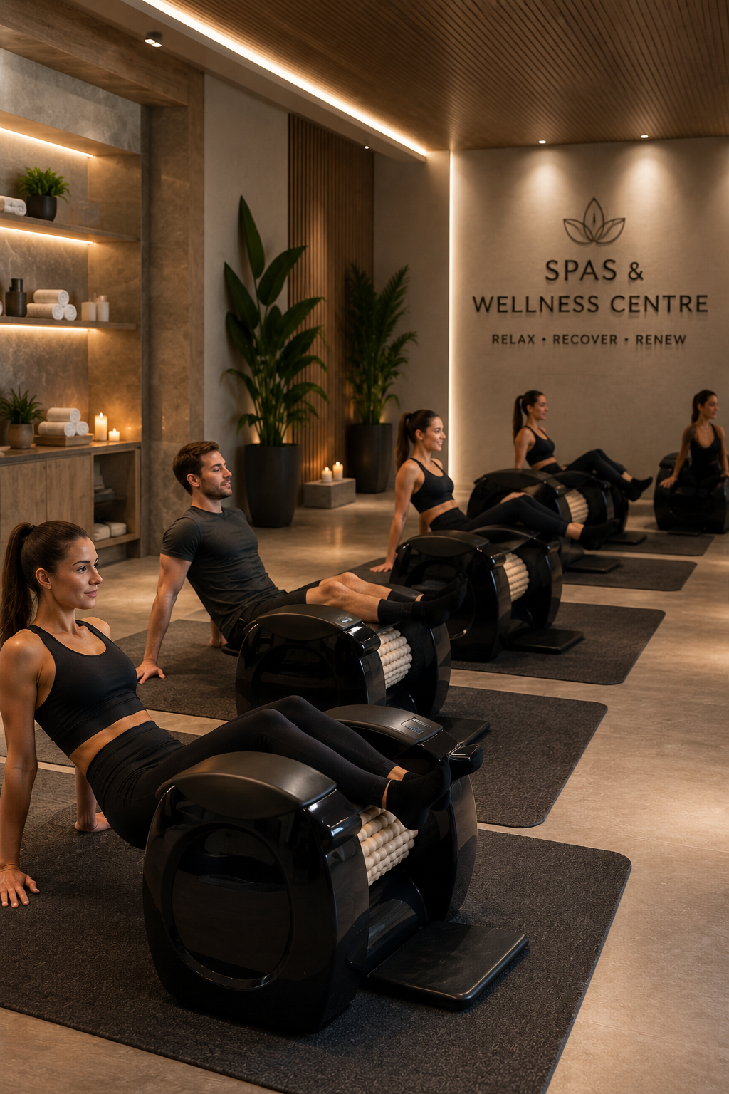 Professional body roller machine used for Spas